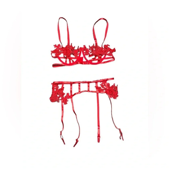 Bra and Garter set size xs - Picture 1 of 8